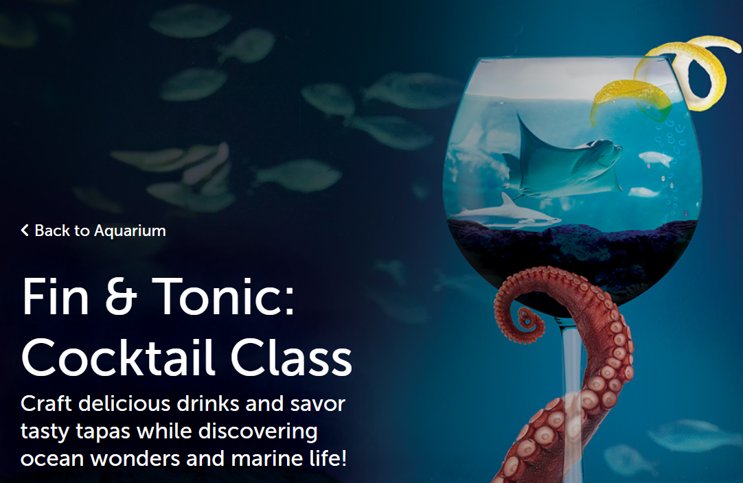 Ripley's Aquarium Fin & Tonic Cocktail Class - Springtime Edition